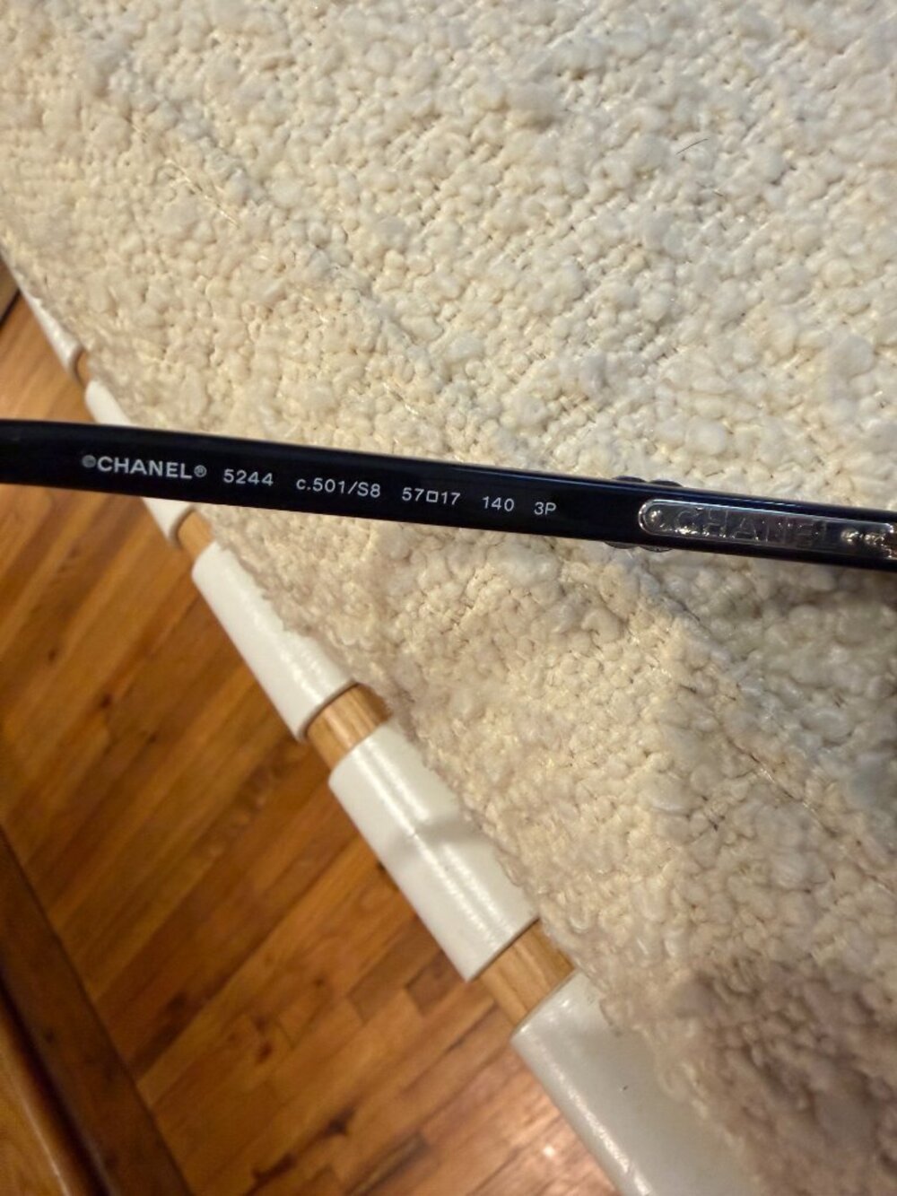 Chanel Black Oval Sunglasses - Picture 10 of 12